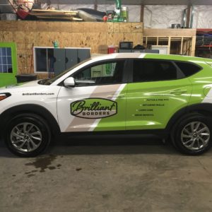 Custom Car Wrap for Brilliant Borders Fleet in Des Moines, IA