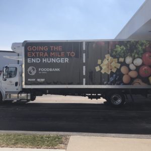 Custom Box Truck Wrap for Food Bank of Iowa in Des Moines, IA