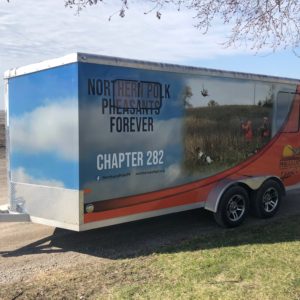 Vehicle Graphics Trailer Wrap for Pheasants Forever in Ames, IA