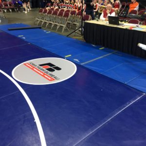 Decals for Wrestling Mat Decals for Iowa High School State Wrestling Tournament